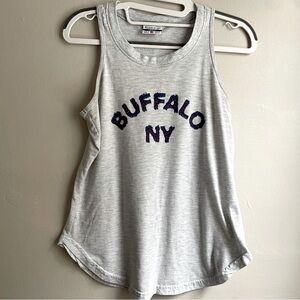 Buffalo NY “Where I’m From” Soft Gray with Red White & Blue lettering  Small